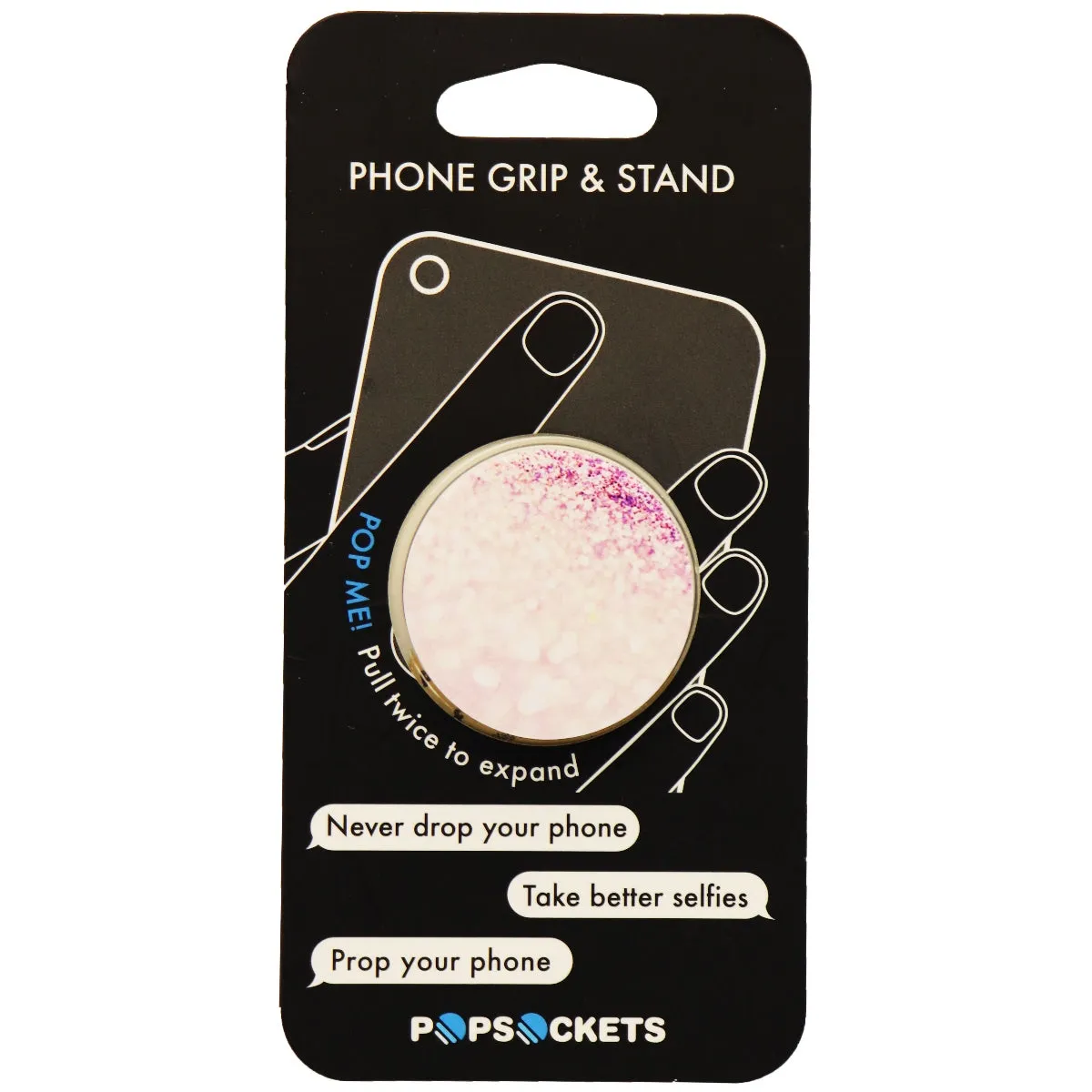 PopSockets: Collapsible Grip & Stand for Phones and Tablets - Pink Galaxy