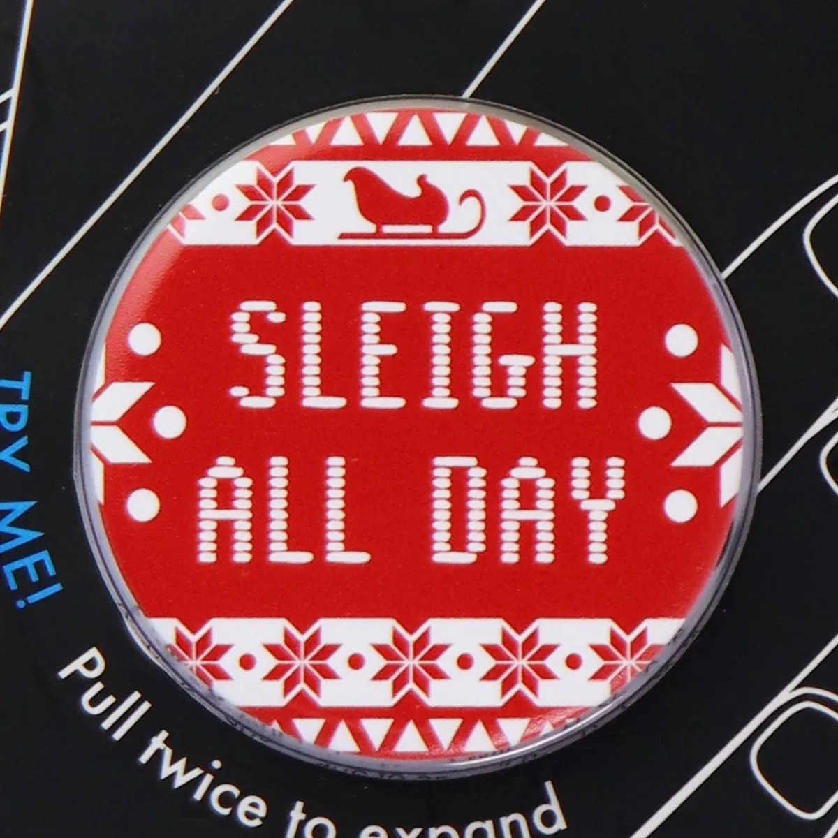 PopSockets Original Holiday Cell Phone Grip & Stand - Sleigh All Day