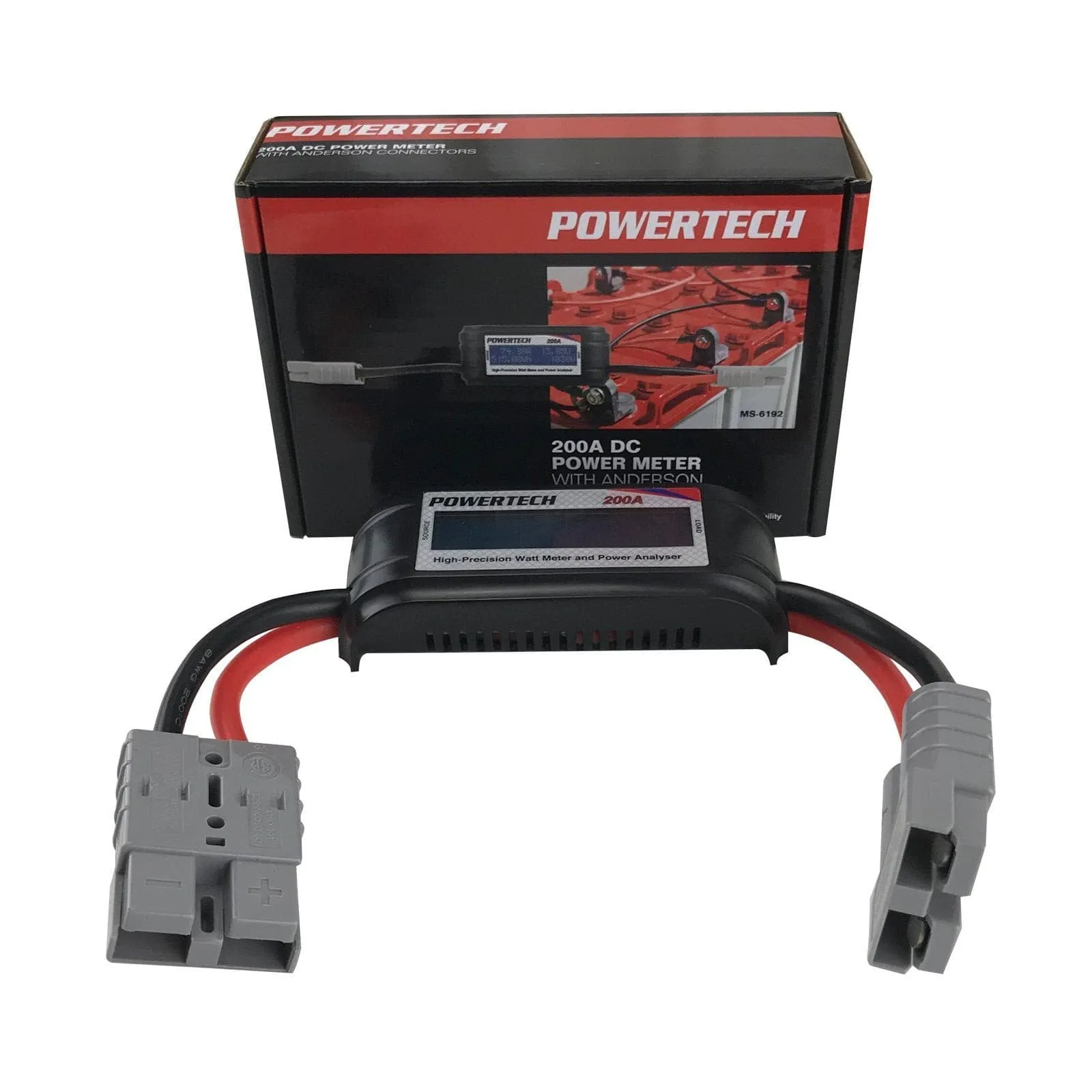 Powertech 200A DC Power Meter with Anderson Connectors