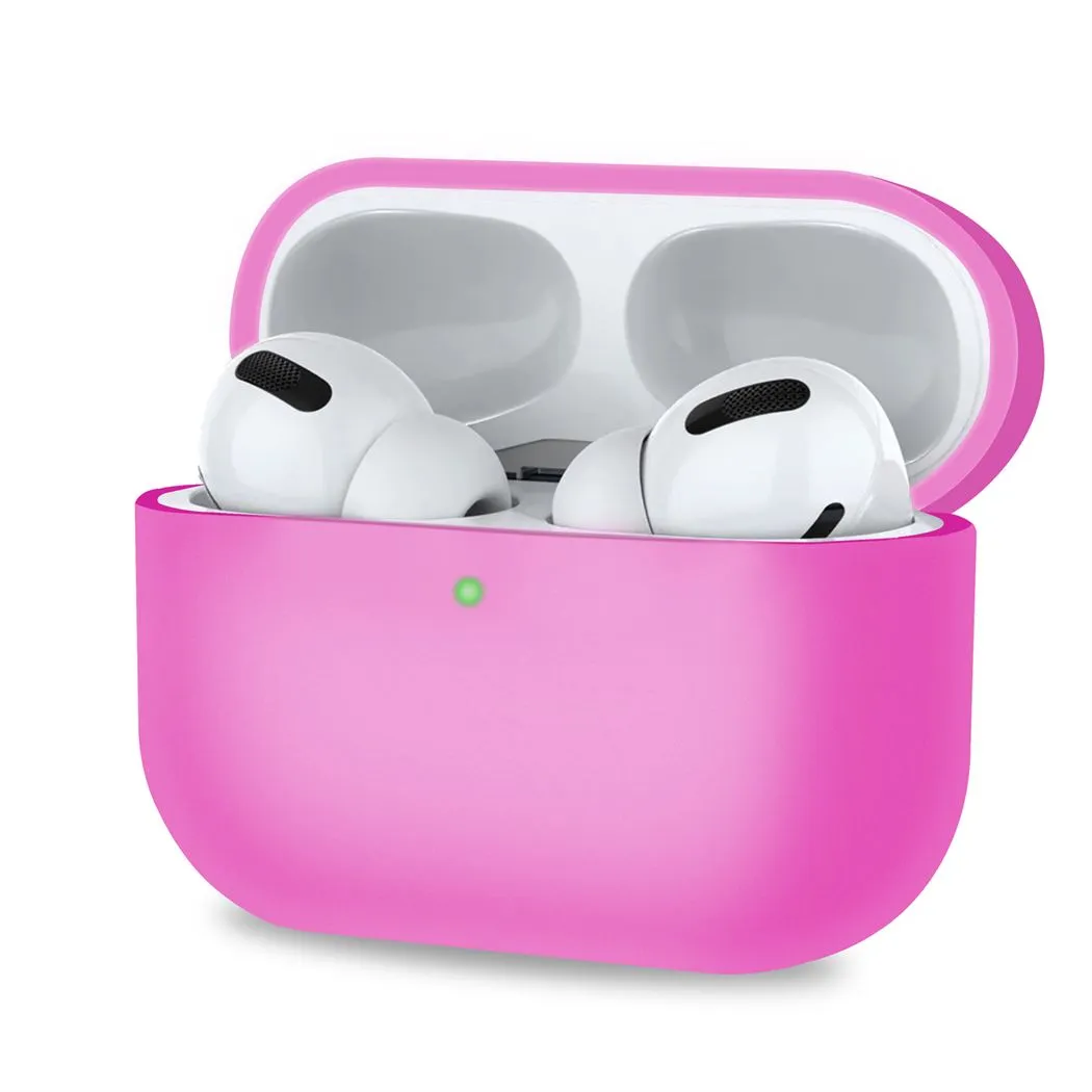 Protective Case for Airpods Pro with Front LED Visible - Multicolored