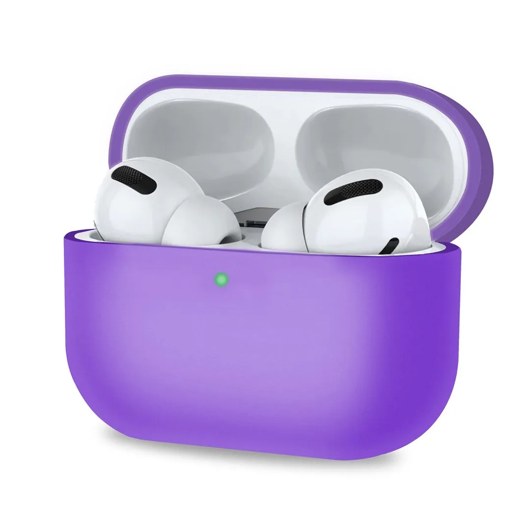 Protective Case for Airpods Pro with Front LED Visible - Multicolored