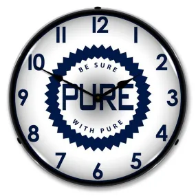 Pure Oil Backlit LED Clock