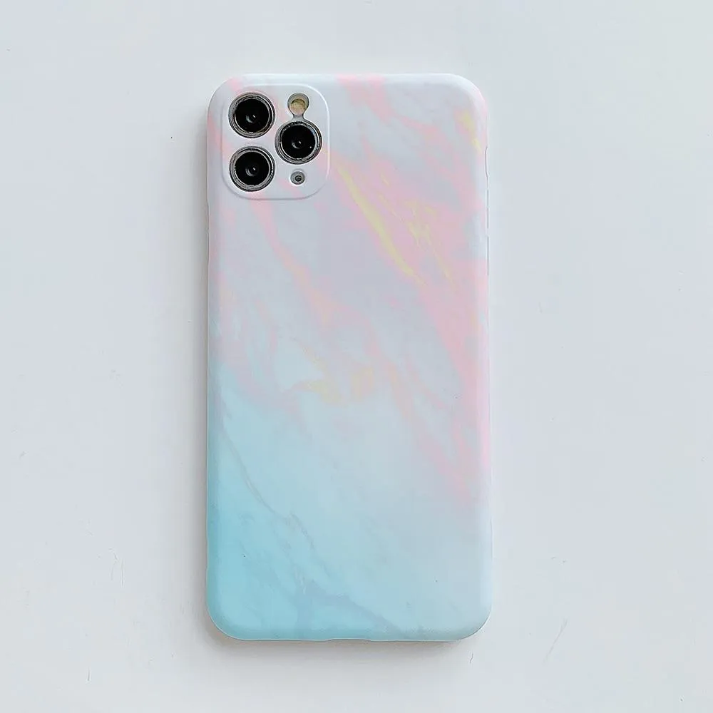 Purple Ombre Marble Case