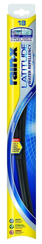 Rain-X Latitude 5079275-2/5079275 Winter Wiper Blade, 18 in, Curved Blade, Rubber :EA: QUANTITY: 1