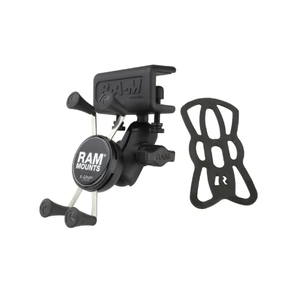 RAM® X-Grip® Phone Mount with Glare Shield Clamp Base (RAM-B-177-UN7U)