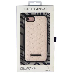 Rebecca Minkoff Luxe Double Up Case for Apple iPhone 7 - Black/Soft Blush