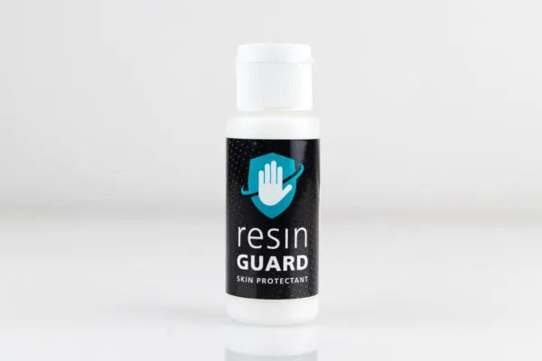 Resin Guard Skin Protectant still protecting your skin from resin