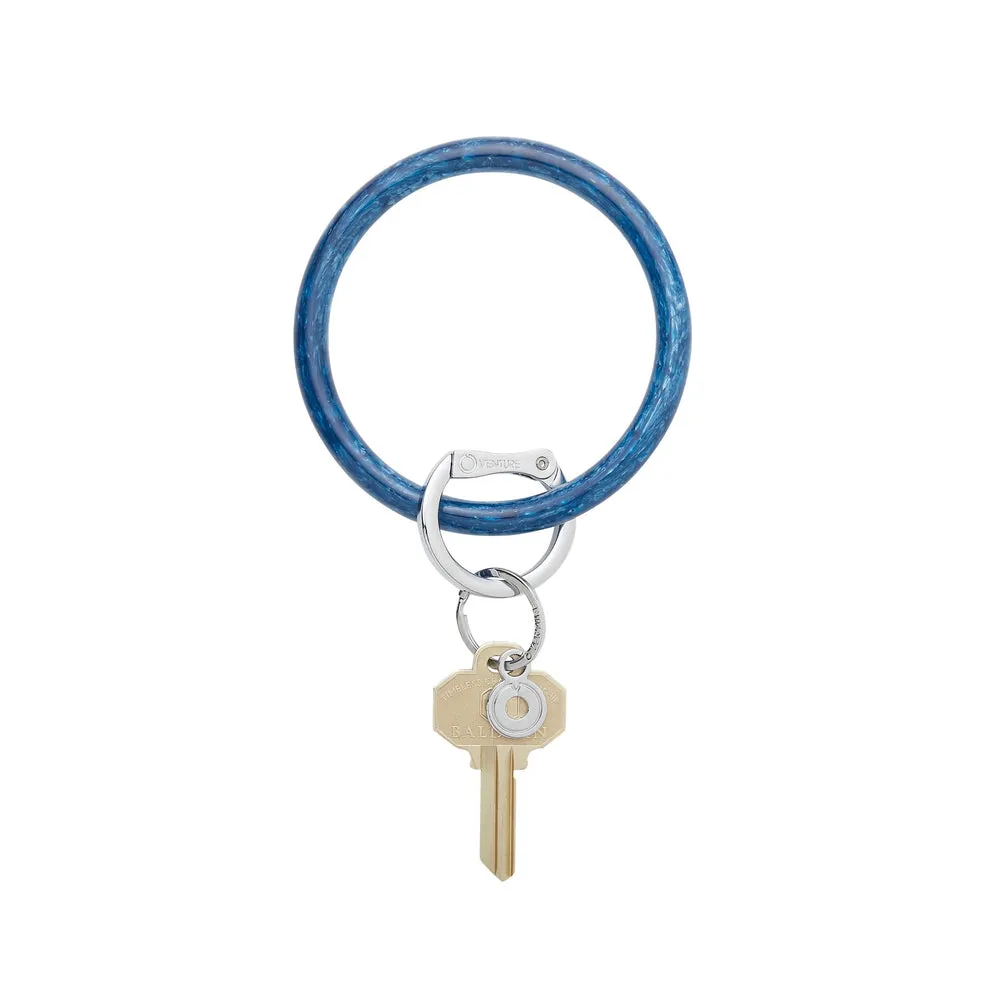 Resin Mind Blowing Blue O Key Ring-BOKR-MBB