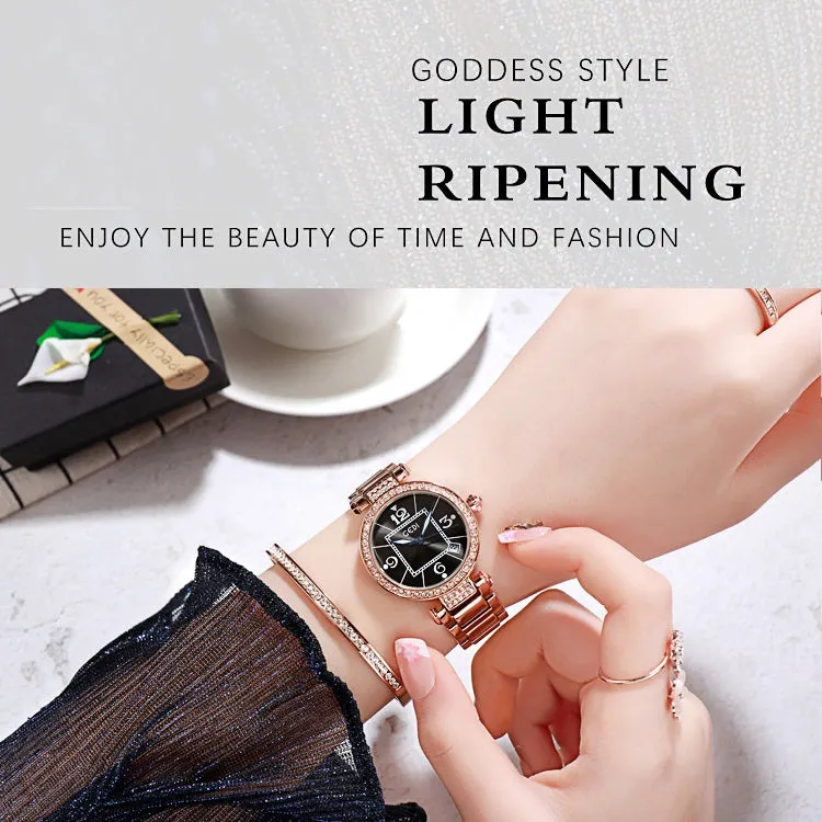 Retro Stainless Steel Strap Women's Watch