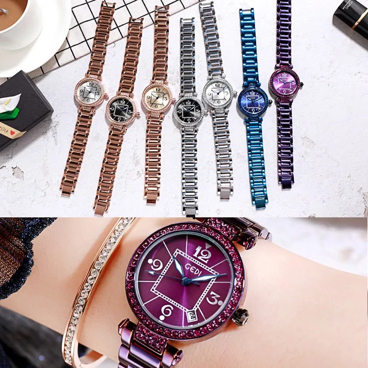 Retro Stainless Steel Strap Women's Watch