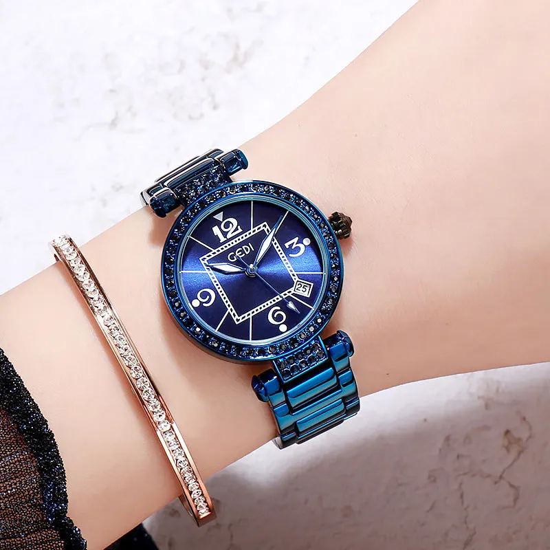 Retro Stainless Steel Strap Women's Watch