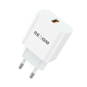 Rexom Qc3.0 Fast Charging Wall Charger With Micro CableWhite