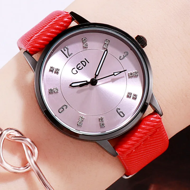 Round Dial Casual Women's Watch