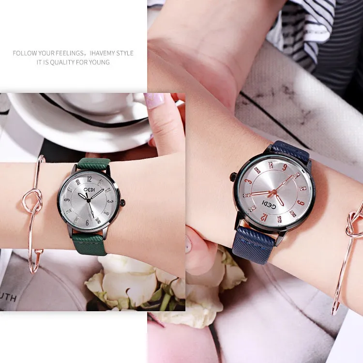 Round Dial Casual Women's Watch