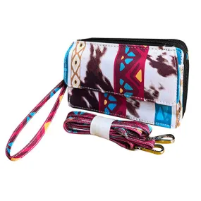 !SALE! Aztec Cow NGIL Canvas All in One Wallet