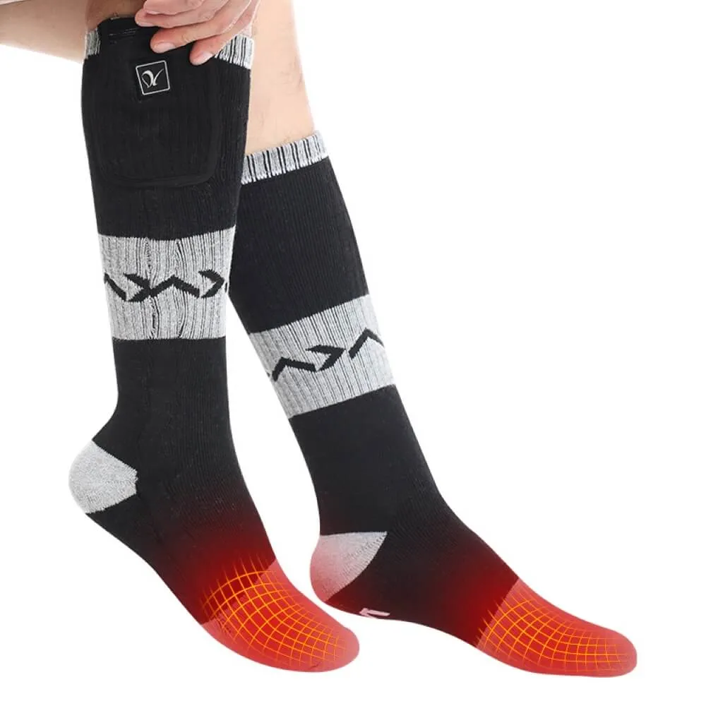 Savior 7.4V 2200mah Cotton Rechargeable Heated Socks Men Women