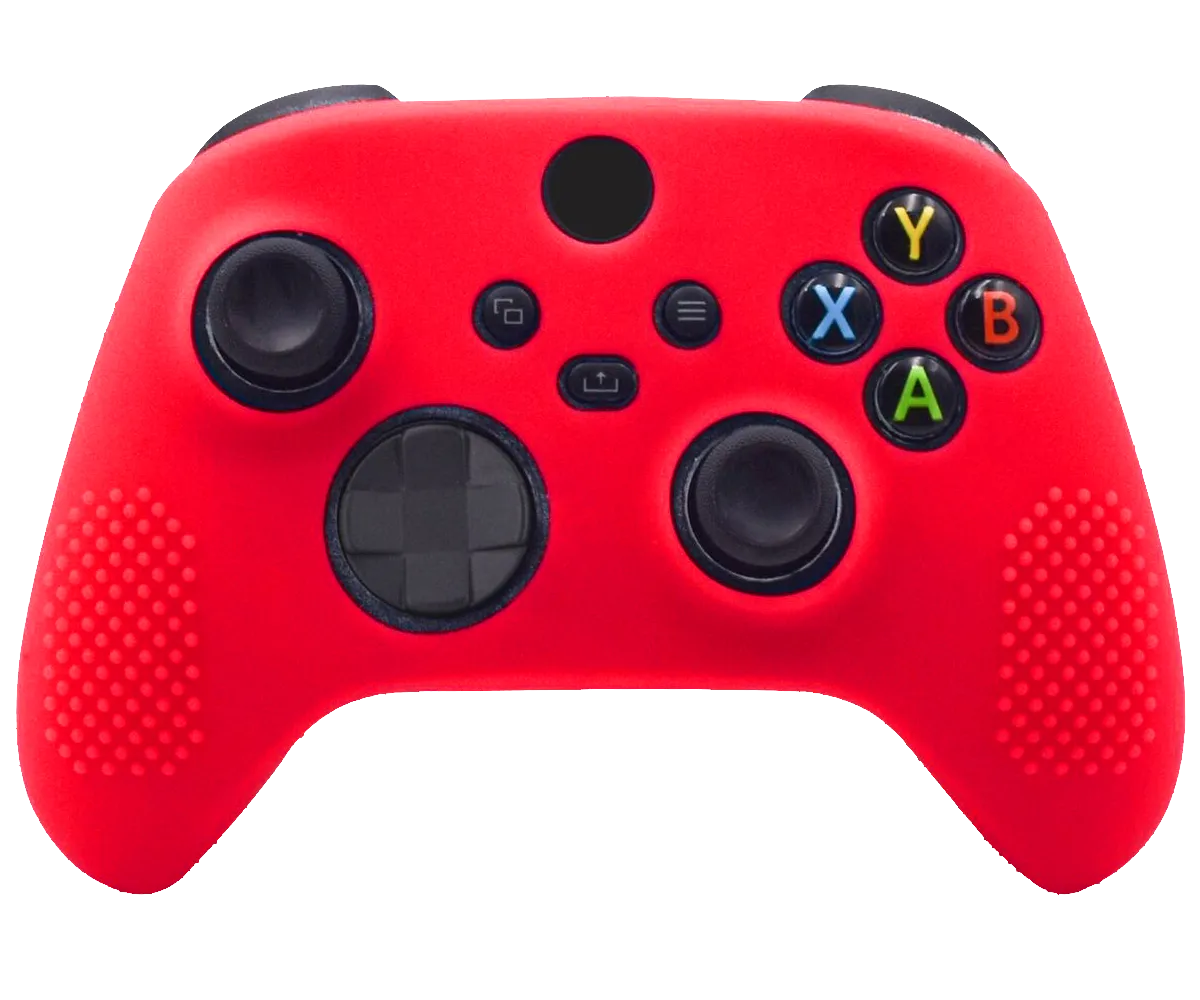 Silicone Cover For XBOX Series X/S Controller Case Skin - Red