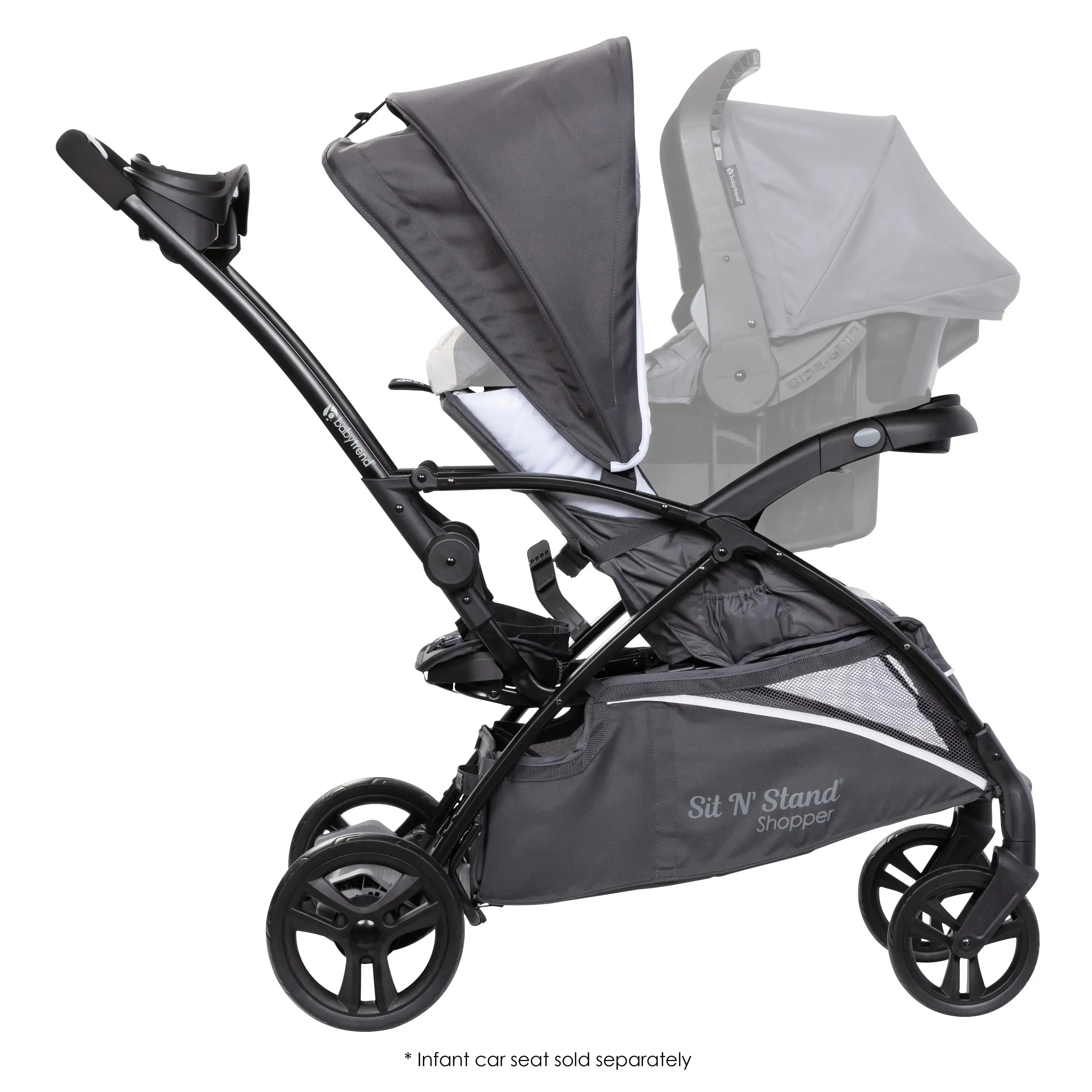 Sit N Stand® 5-in-1 Shopper Stroller - Magnolia (VM Innovations Exclusive)