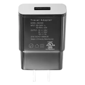 Sonim Wall Charger with Adaptive (5V/1.5A) Single USB Port - Black