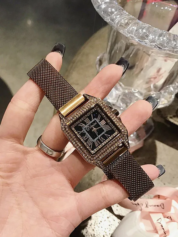 Square Diamond Women's Watch