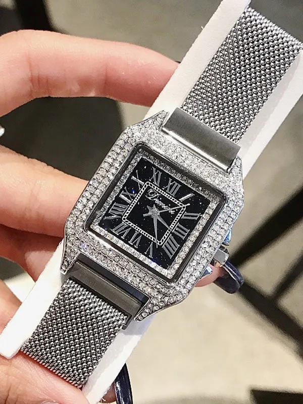 Square Diamond Women's Watch