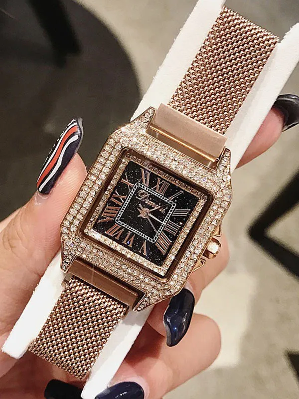 Square Diamond Women's Watch