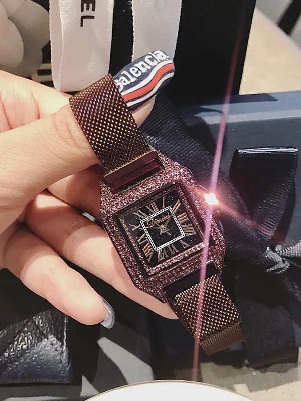 Square Diamond Women's Watch