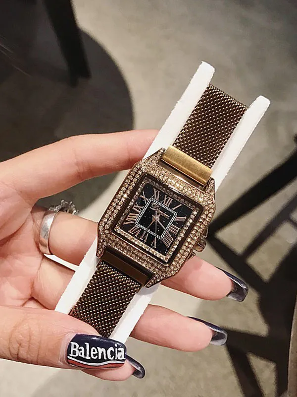 Square Diamond Women's Watch