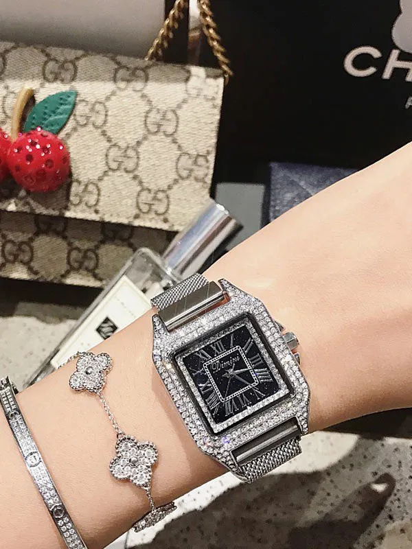 Square Diamond Women's Watch