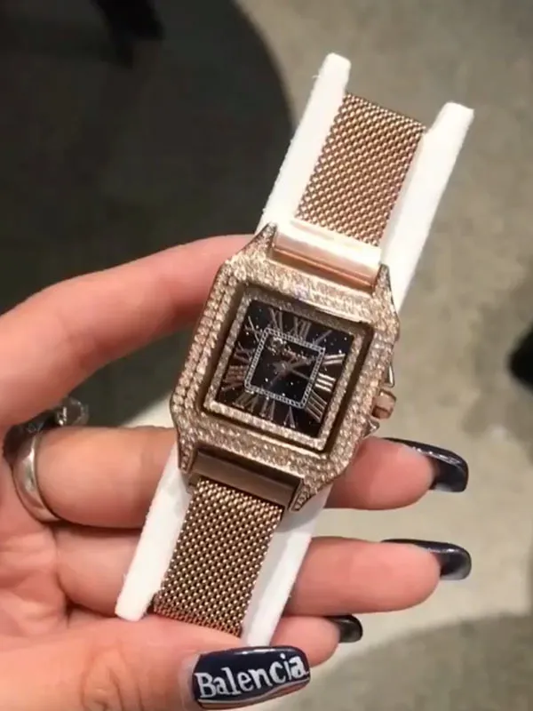 Square Diamond Women's Watch