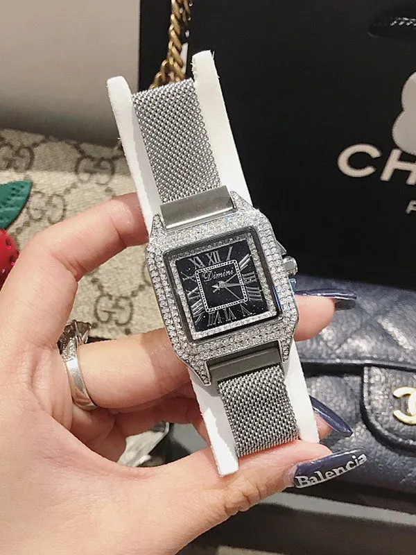 Square Diamond Women's Watch