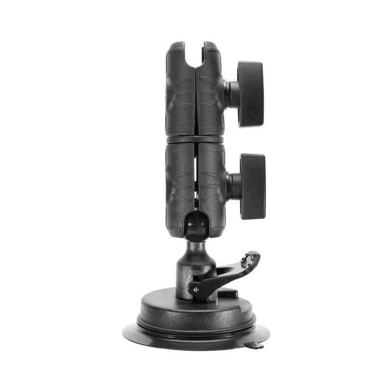 Suction Mount with Double Socket Swivel Arm