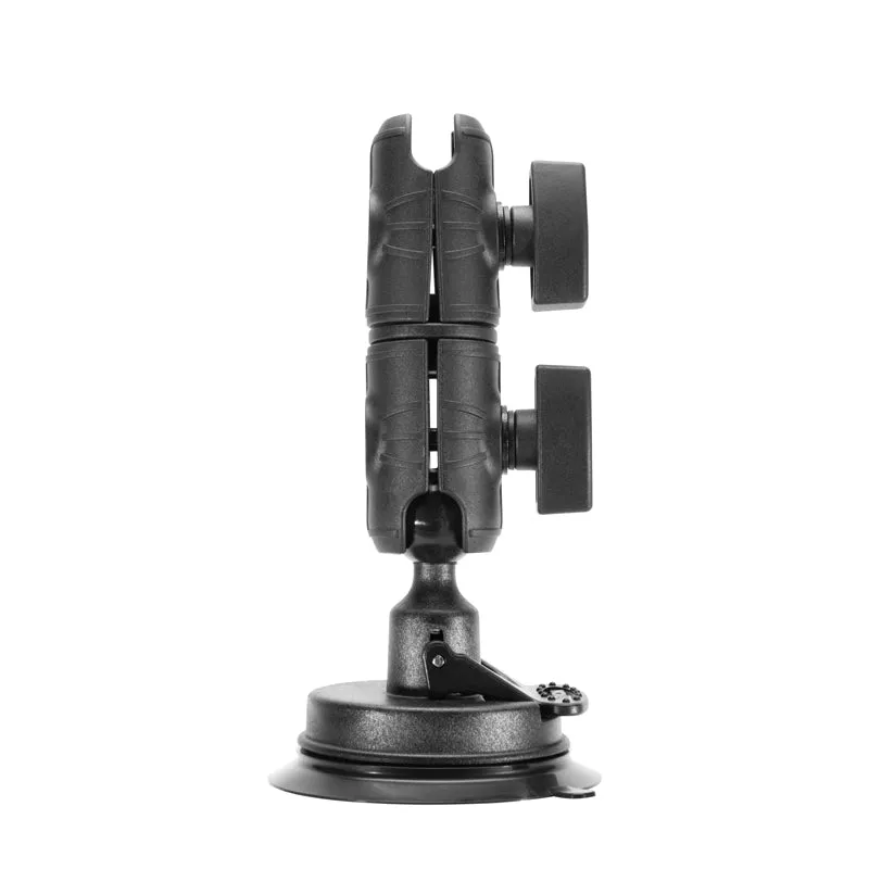 Suction Mount with Double Socket Swivel Arm