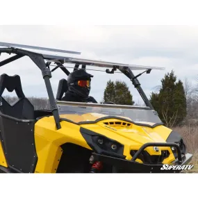 SuperATV Can-Am Commander Scratch Resistant Flip Windshield