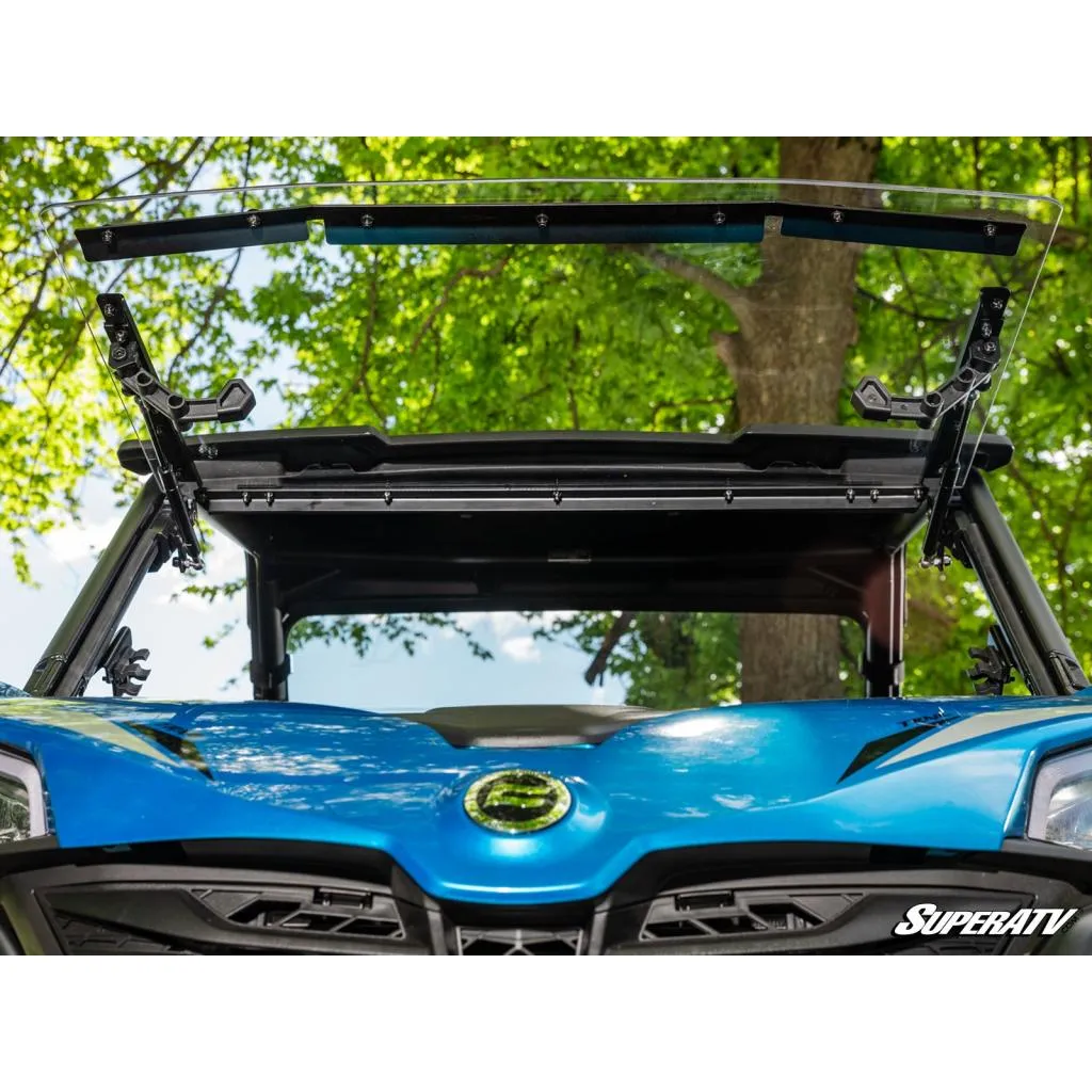 SuperATV CFMOTO ZForce 800 Trail Scratch-Resistant Flip Windshield