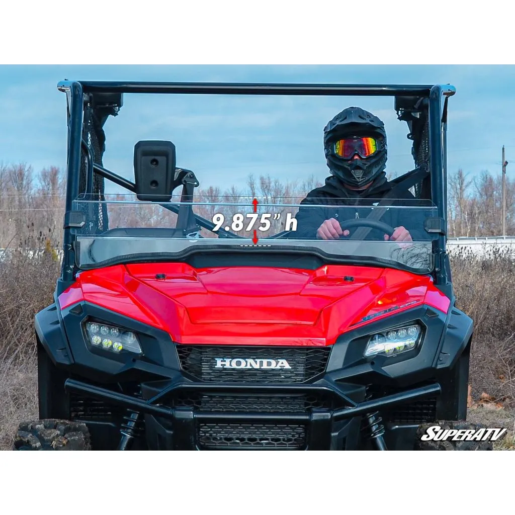 SuperATV Honda Pioneer 1000 Scratch Resistant Half Windshield