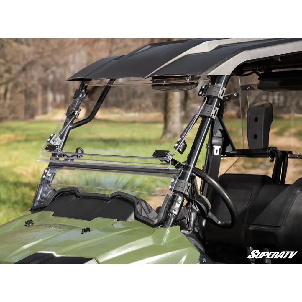 SuperATV Honda Pioneer 700 Scratch Resistant Flip Windshield