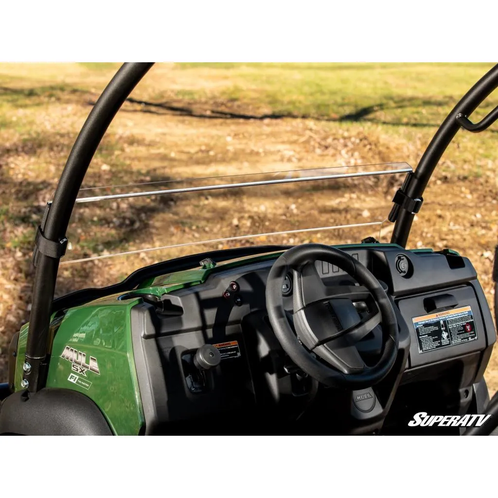 SuperATV Kawasaki Mule SX Half Windshield