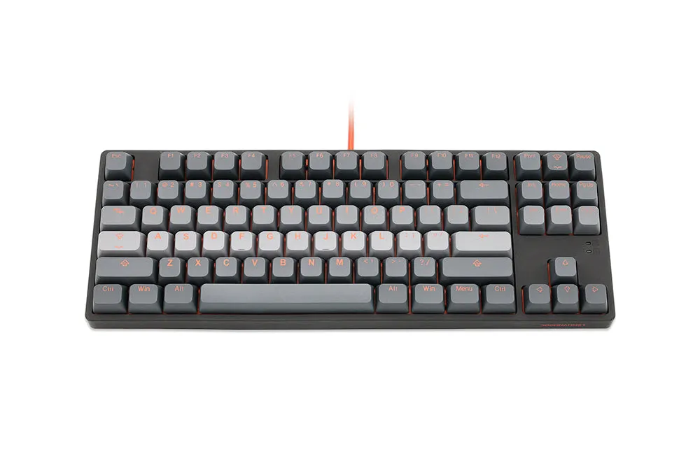 Taihao BOBO Profile Smoky Dawn PBT Doubleshot keycaps for diy gaming mechanical keyboard oem profile Grey 1.75u shift Only of 87