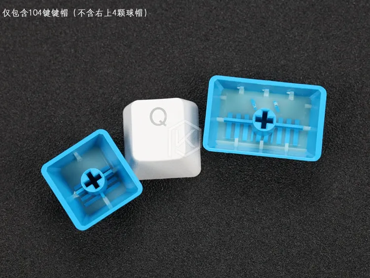 taihao pbt double shot keycaps for diy gaming mechanical keyboard Backlit Caps oem profile light through red blue white grey