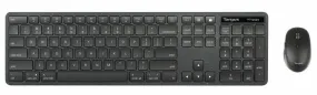 Targus Antimicrobial Full-Size Wireless EcoSmart Keyboard & Mouse Combo for Android, iOS & Mac/Windows