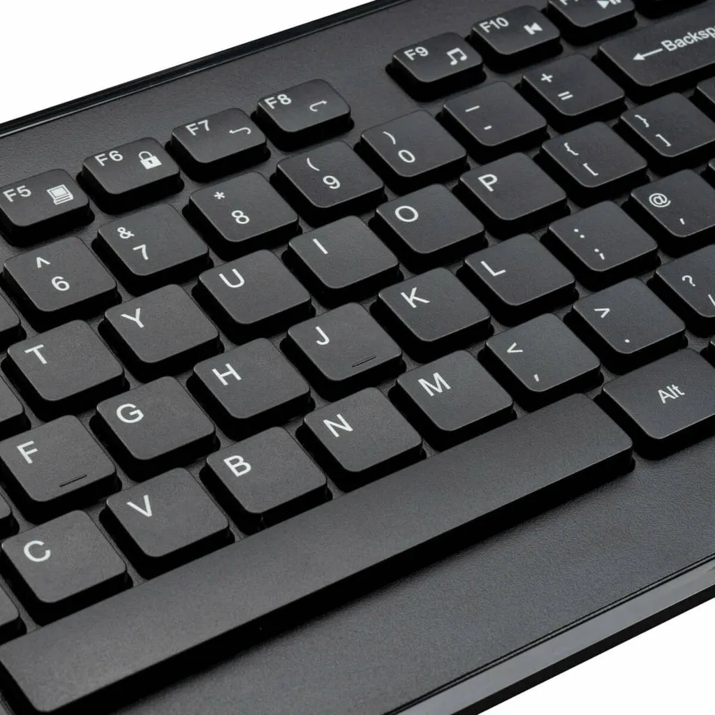 Targus - Keyboard And Mouse Set - Combo - Full Size - Wireless - 2.4 Ghz - Qwerty - Uk - Black