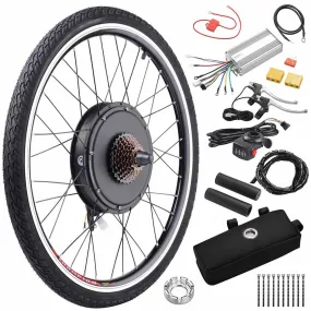 TheLAShop eBike Kit Bicycle Motor Conversion Kit Rear Hub 1500W 48V 26in