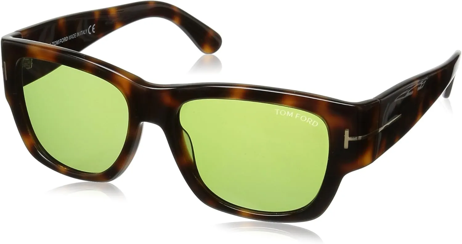 Tom Ford Tf493 52n Stephen - Dark Havana/green By Tom Ford For Women - 54-17-140 Mm Sunglasses  54-17-140 mm