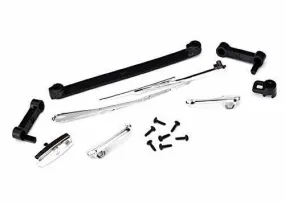 Traxxas 8132 Door handles left right & rear tailgate windshield wipers left & right retainers (2) 1.6x5 BCS (self-tapping) (7) (fits #8130 body)