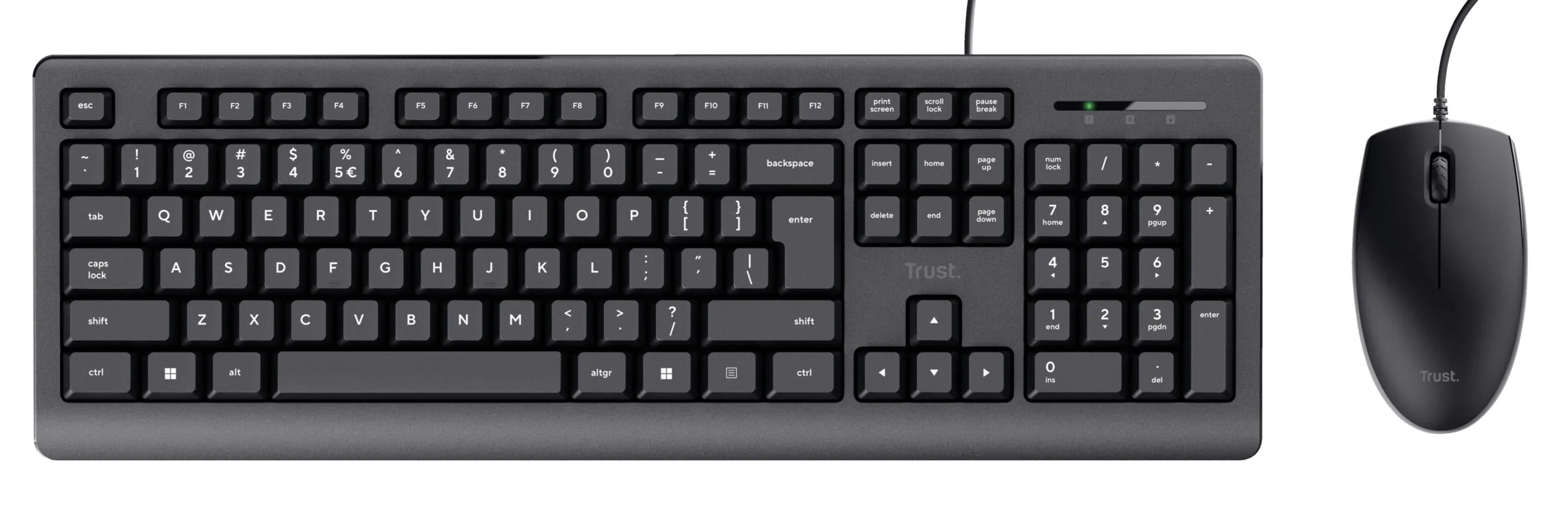 Trust Primo Keyboard Usb Qwerty Us English Black