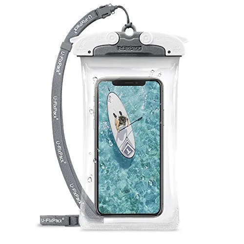 U-Fix Round WaterProof Universal Phone Case  (Large)