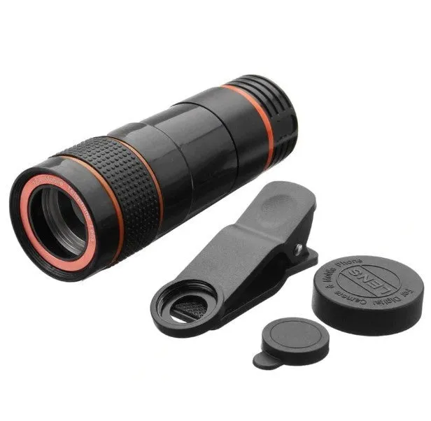 Ultra HD Camera Telescope Lens with 12x Optical Zoom for Mobile Phones