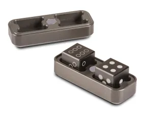 Ultra PRO: Gravity Dice - D6 (2-Dice Set / Gunmetal Grey)