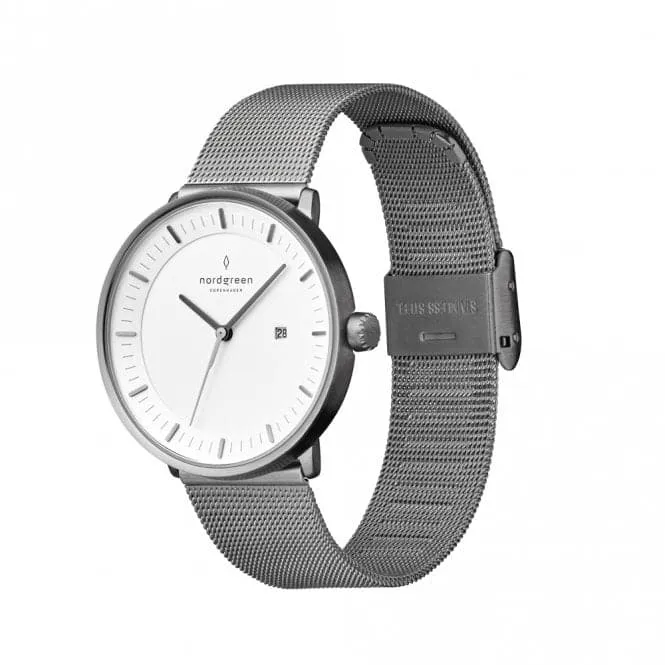 Unisex Philosopher Mesh Gun Metal 36mm Watch PH36GMMEGUXX